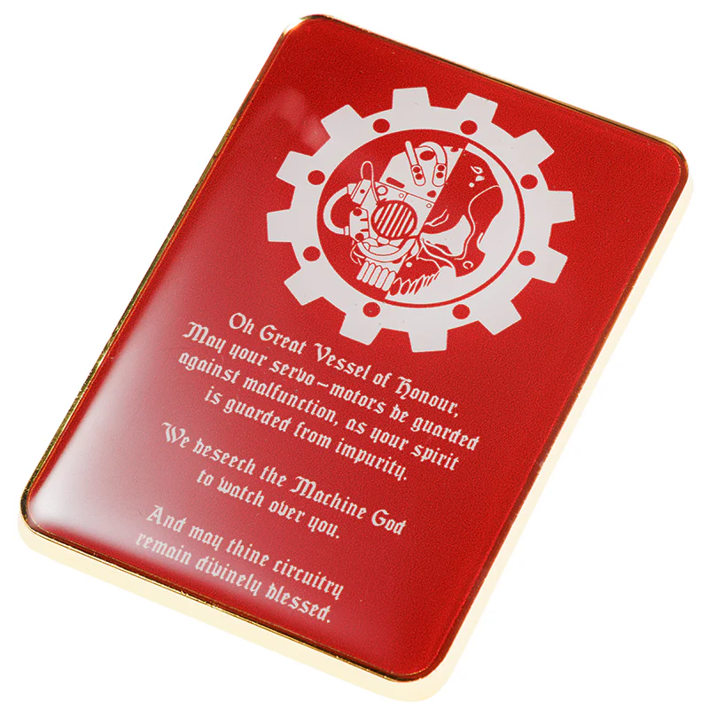 Starforged Adeptus Mechanicus STC Pin Badge Refrigerator magnet Warhammer 40000 Brooch Other - Image 3
