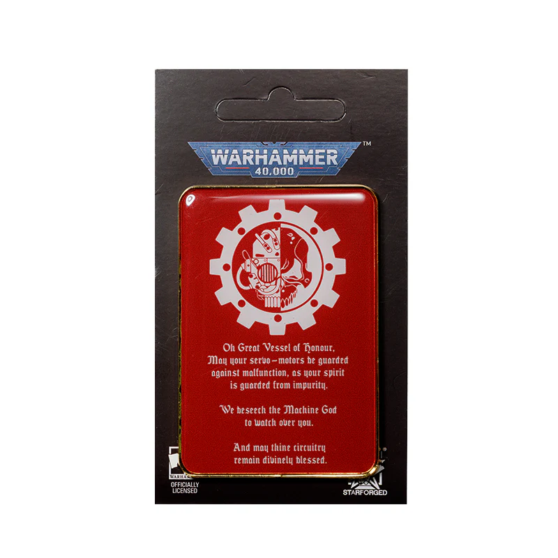 Starforged Adeptus Mechanicus STC Pin Badge Refrigerator magnet Warhammer 40000 Brooch Other - Image 4