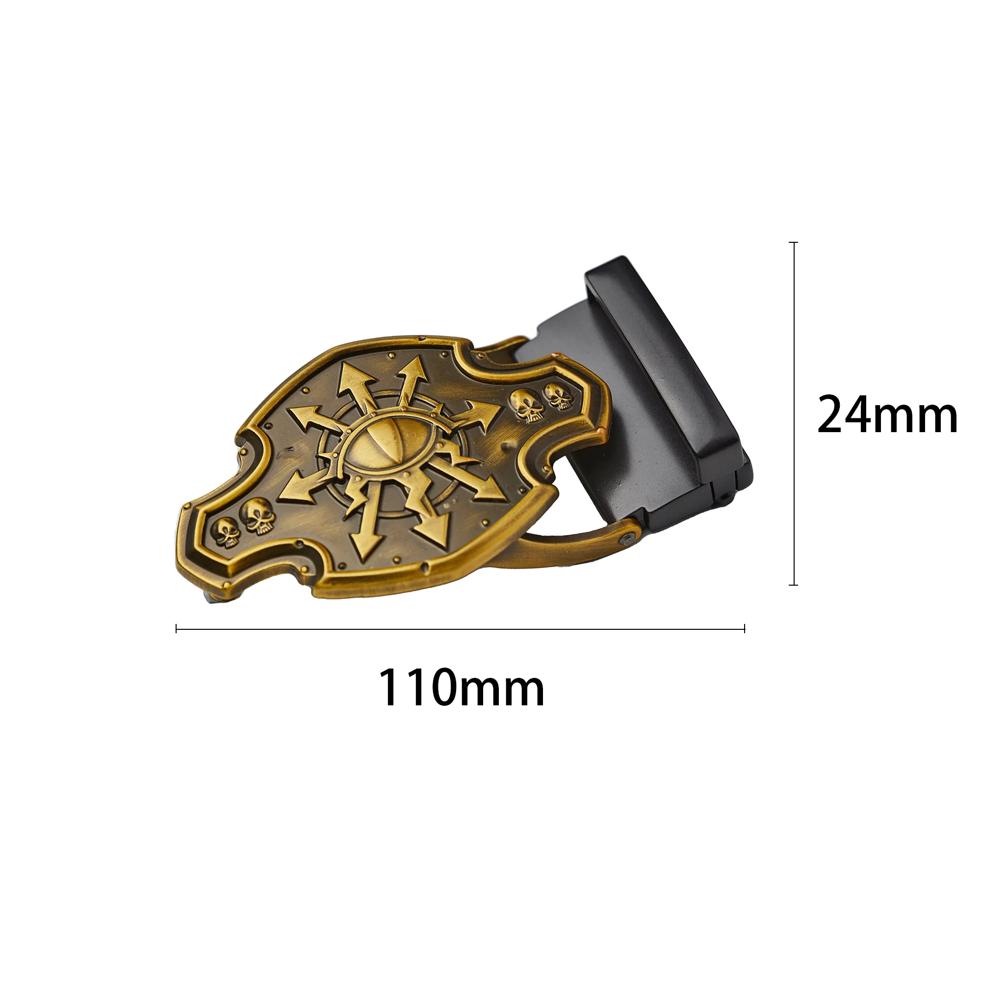 Warhammer 40K Chaos Horus Buckle Of The Warmaster Belt buckle Starforged  Other - Image 7