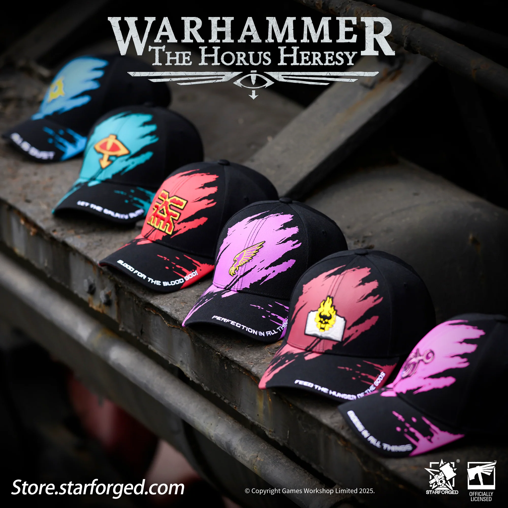 Starforged Warhammer 40K Chaos Faction Themed Hats Snapback Baseball Peaked Cap Other - Image 28