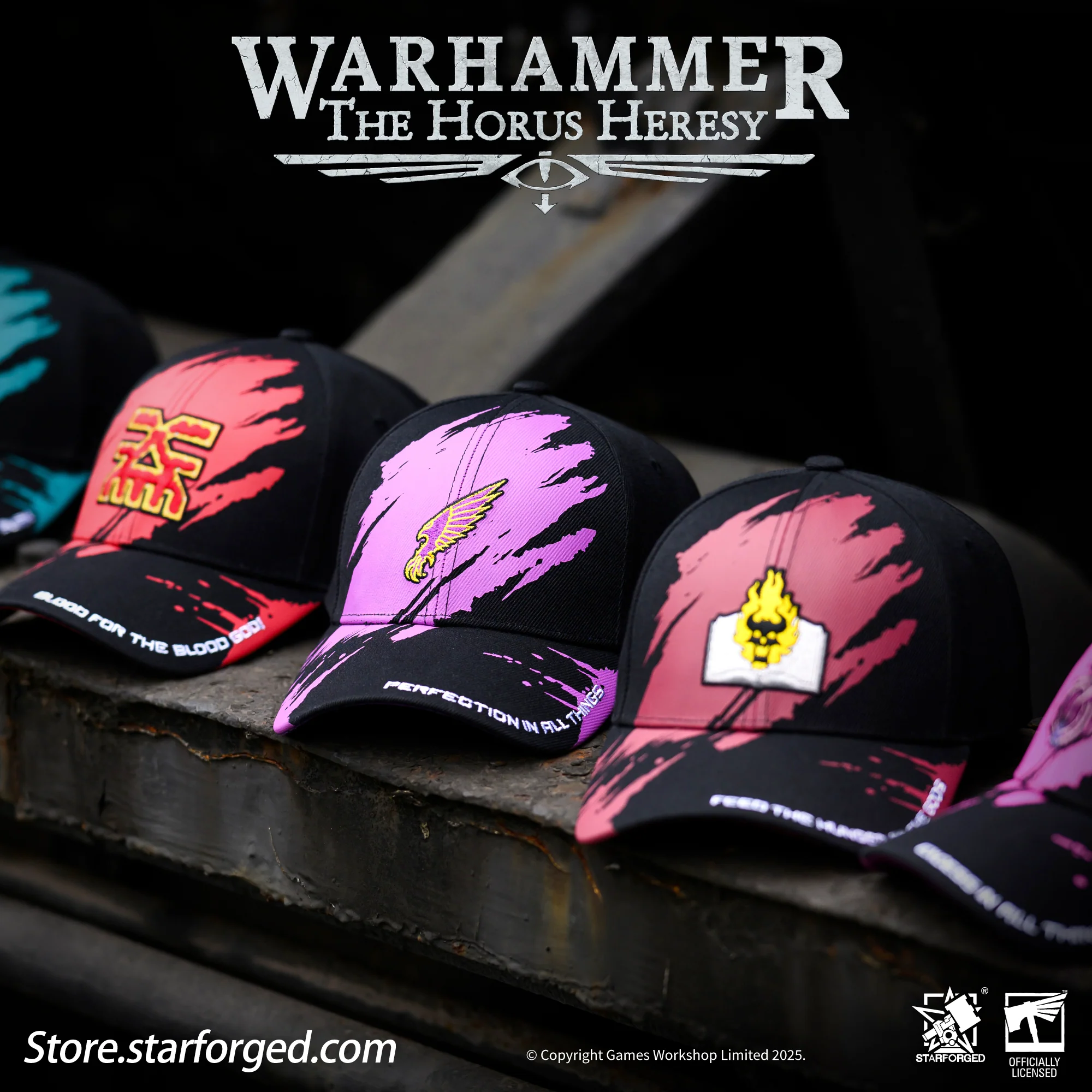 Starforged Warhammer 40K Chaos Faction Themed Hats Snapback Baseball Peaked Cap Other - Image 29