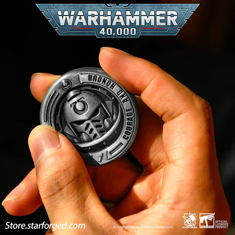 Starforged Warhammer 40K Ultramarine PAX Ultramar Space Marines II Collector Coin Other - Image 8
