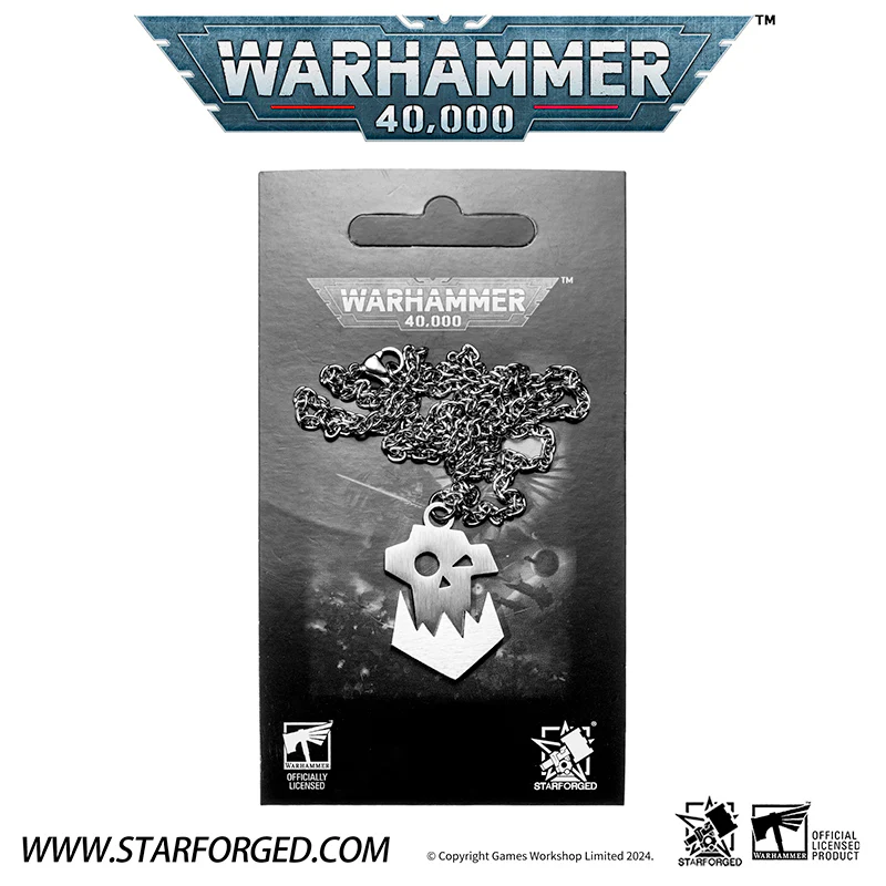 Warhammer 40K Faction Icon Orks Necklace Greenskins Space Orcs by Starforged - Image 4