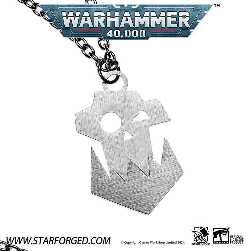 Warhammer 40K Faction Icon Orks Necklace Greenskins Space Orcs by Starforged - Image 5