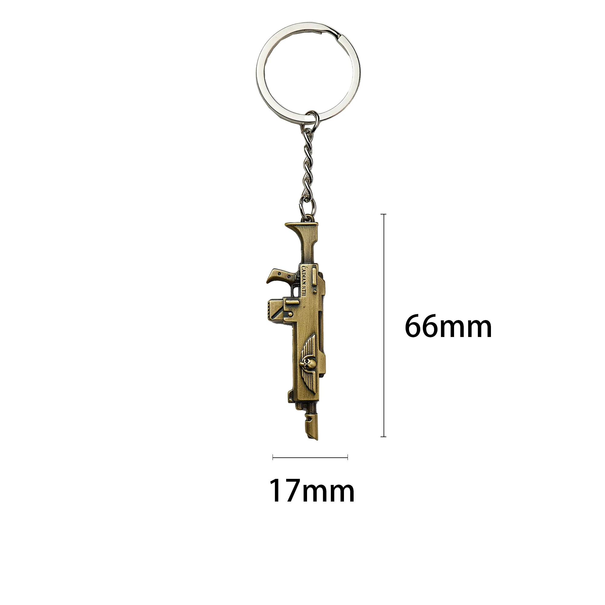 Warhammer 40K Astra Militarum Lasgun Keychain Imperial Guard Starforged - Image 7
