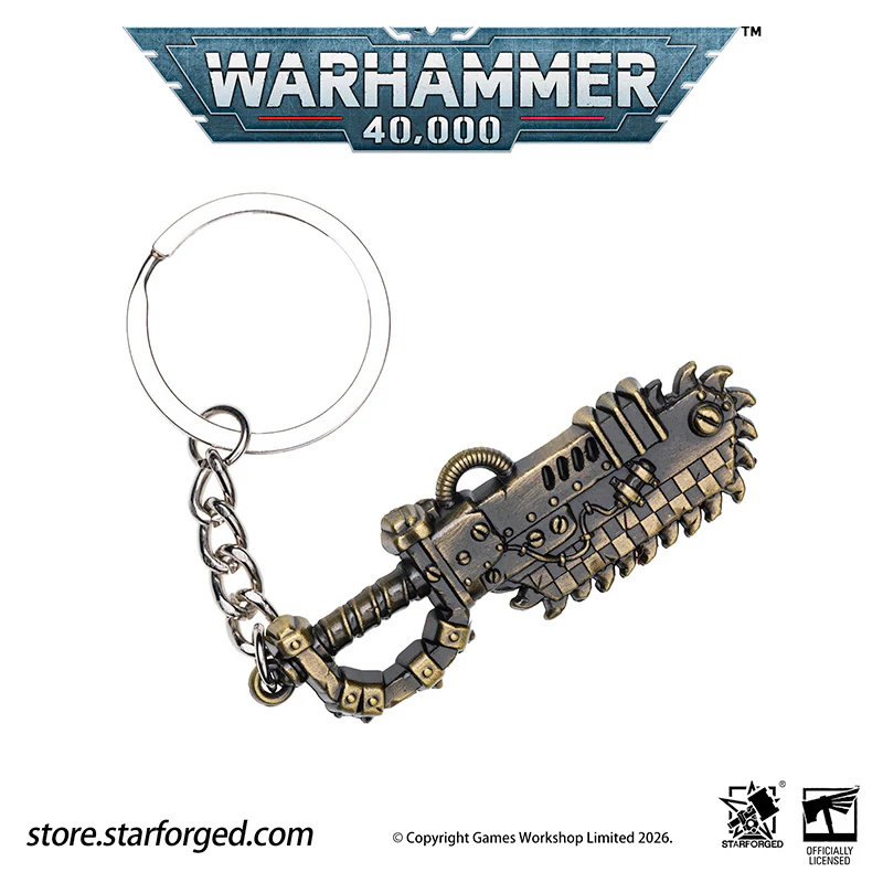 Warhammer 40K Weapons Ork Xenos Choppa Keychain WAAAGH! Peripheral Products Starforged - Image 10