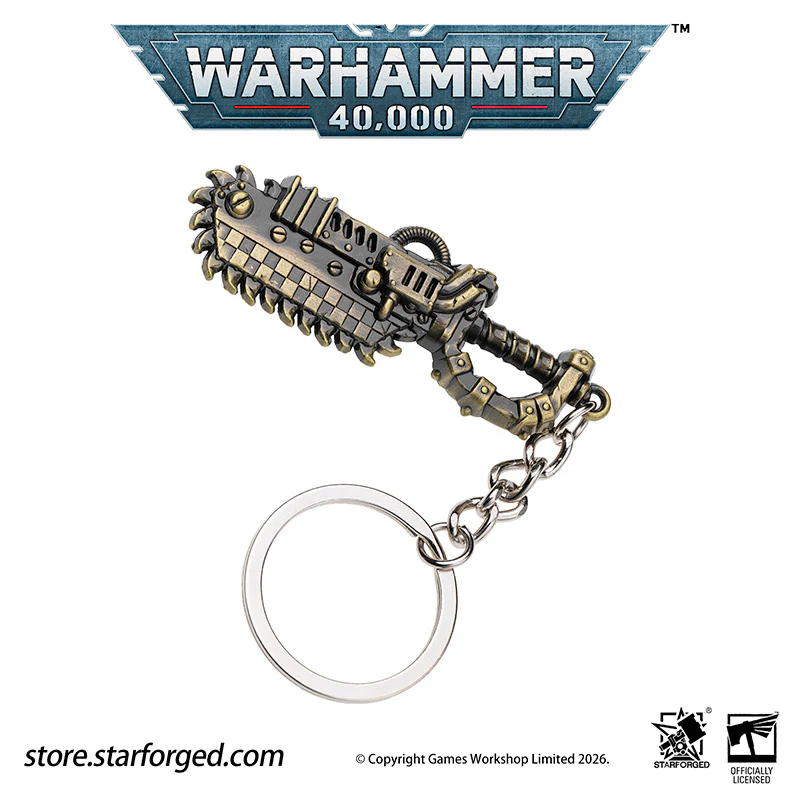 Warhammer 40K Weapons Ork Xenos Choppa Keychain WAAAGH! Peripheral Products Starforged - Image 11