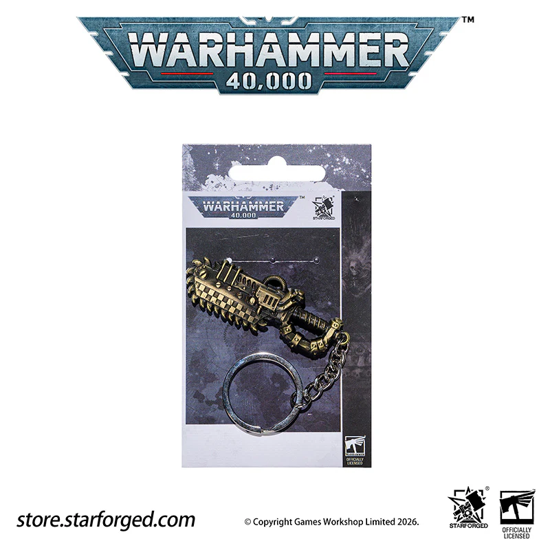 Warhammer 40K Weapons Ork Xenos Choppa Keychain WAAAGH! Peripheral Products Starforged - Image 12