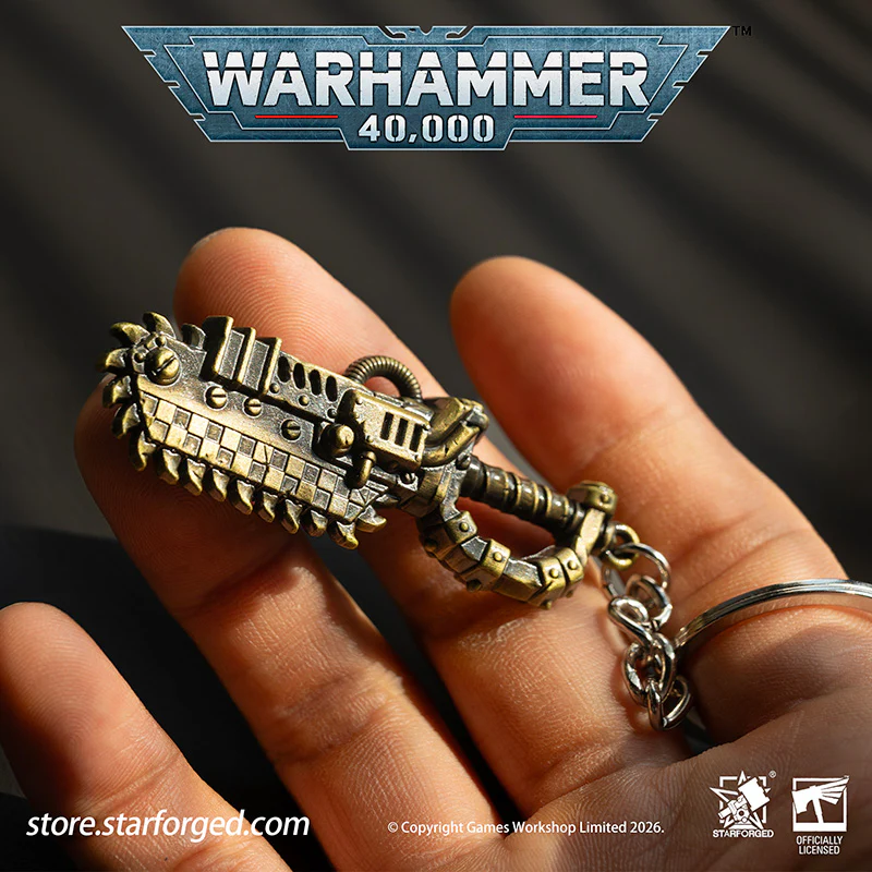 Warhammer 40K Weapons Ork Xenos Choppa Keychain WAAAGH! Peripheral Products Starforged - Image 7