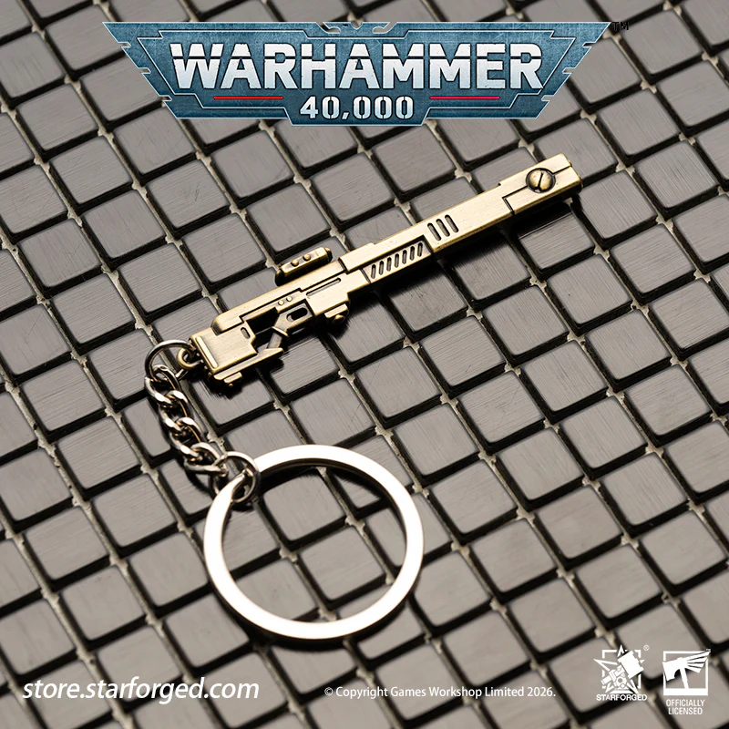 Warhammer 40K T'AU Empire Pulse Rifle Keychain Tau Empire Starforged Accessories Game Merchandise Warhammer Gifts Fashion Accessories - Image 3