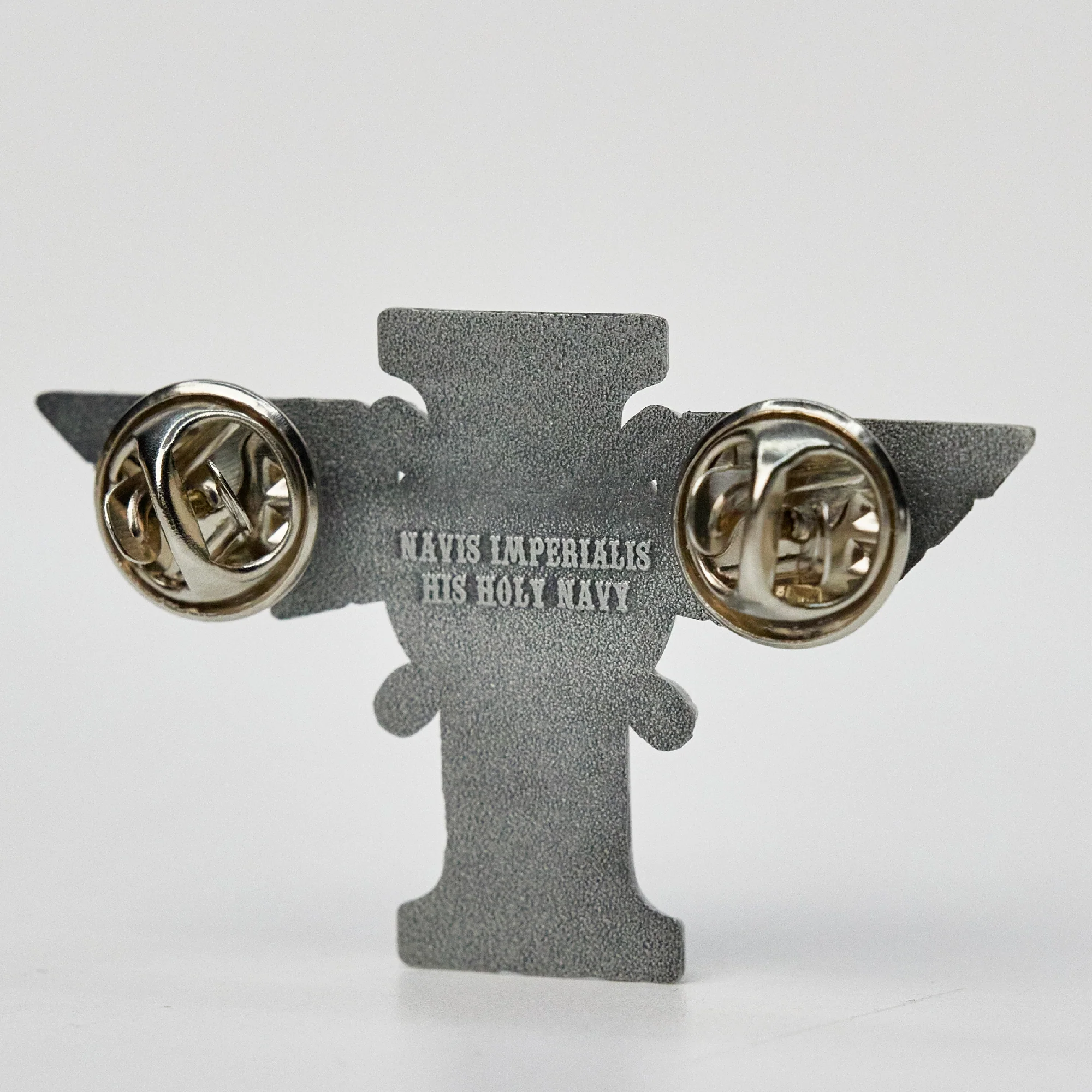 Warhammer 40K Peripheral Products Navis Imperialis Brooch Silver Pin Badge Starforged - Image 2