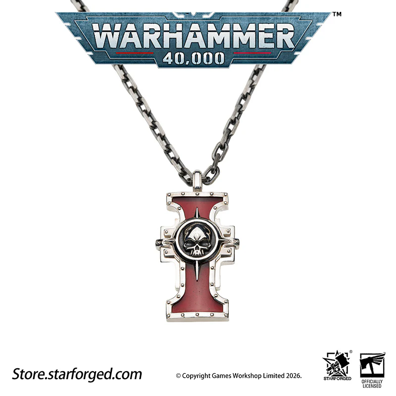 Starforged Warhammer 40K The Imperium of Man Inquisition Seal of the Holy Ordos Silver Pendant Game Merchandise Warhammer Gifts Fashion Accessories - Image 10