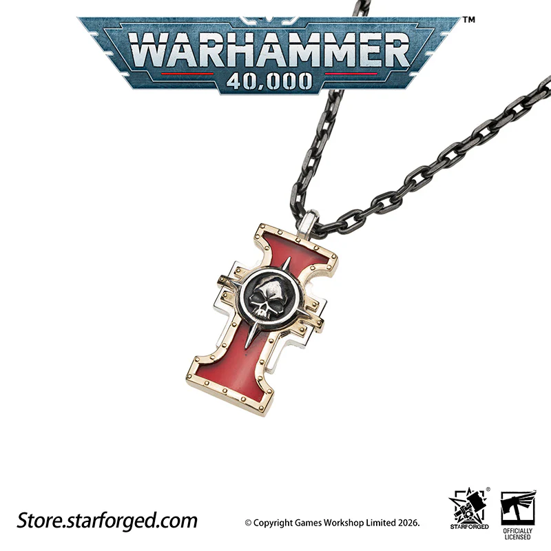 Starforged Warhammer 40K The Imperium of Man Inquisition Seal of the Holy Ordos Silver Pendant Game Merchandise Warhammer Gifts Fashion Accessories - Image 12