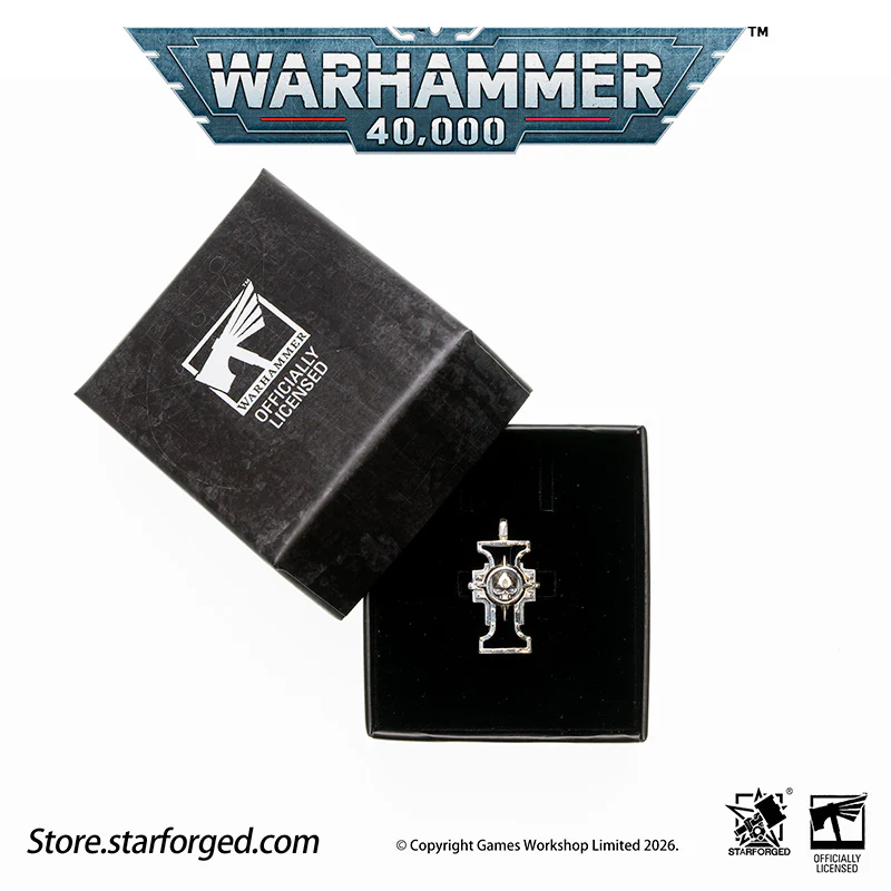 Starforged Warhammer 40K The Imperium of Man Inquisition Seal of the Holy Ordos Silver Pendant Game Merchandise Warhammer Gifts Fashion Accessories - Image 18