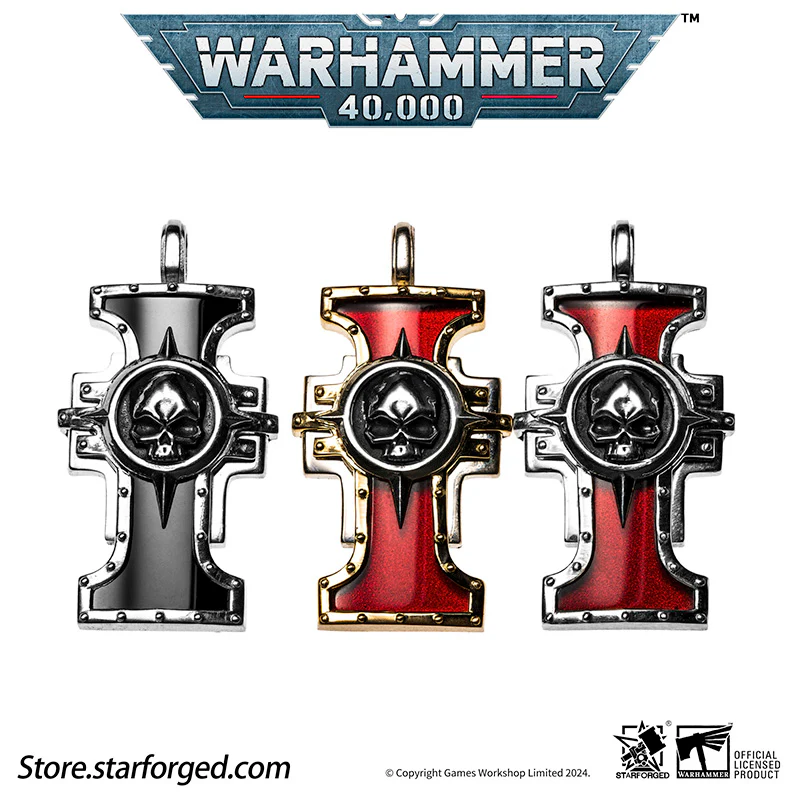 Warhammer 40K Inquisition Seal of the Holy Ordos Gold Pendant by Starforged - Image 4