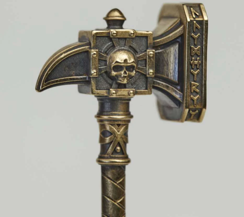 Total War Warhammer III Ghal Maraz Keychain Age of Sigmar Starforged Keychain - Image 4