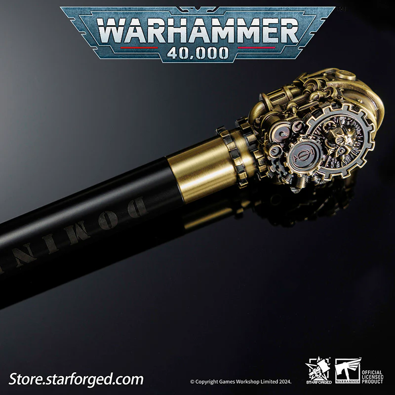 Warhammer 40K Themed Umbrella Omnissian Staff Adeptus Mechanicus Exclusive Other - Image 12