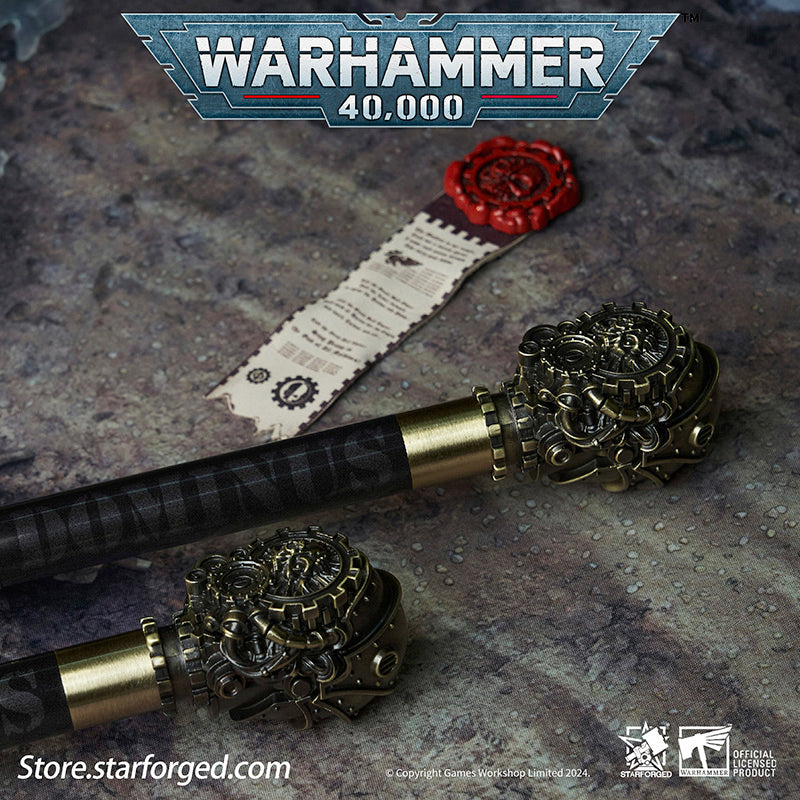 Warhammer 40K Themed Umbrella Omnissian Staff Adeptus Mechanicus Exclusive Other - Image 13