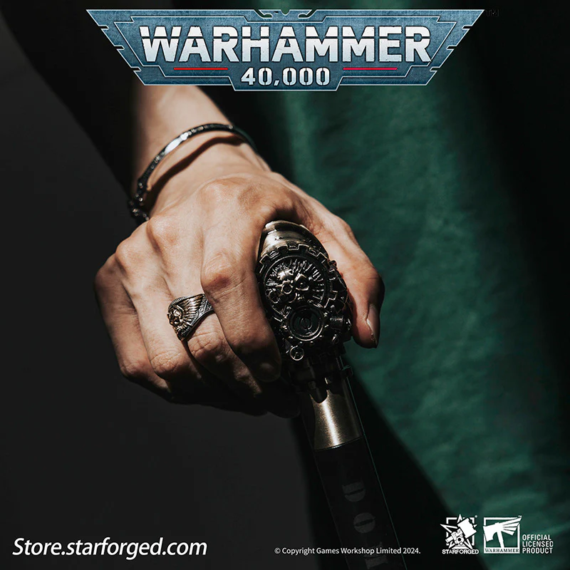 Warhammer 40K Themed Umbrella Omnissian Staff Adeptus Mechanicus Exclusive Other - Image 3