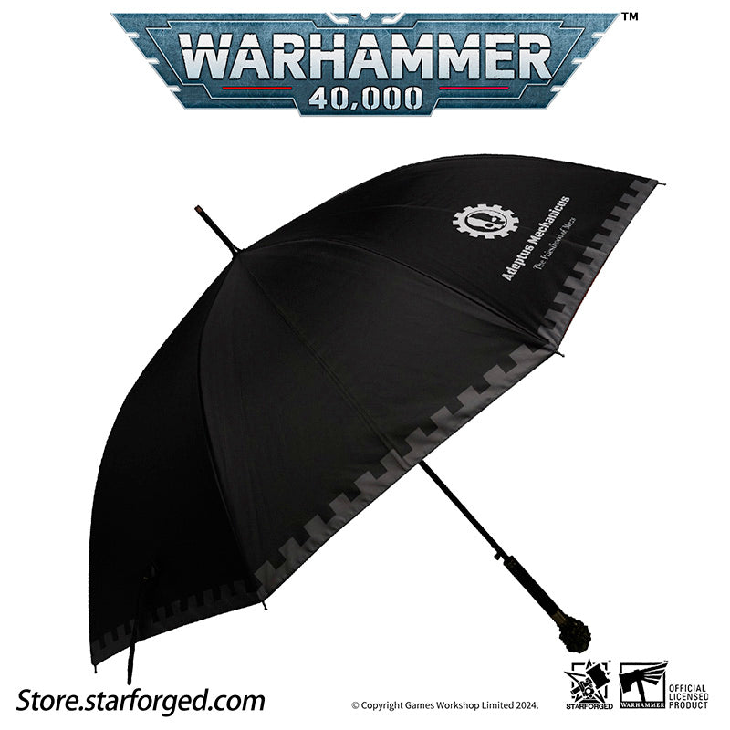Warhammer 40K Themed Umbrella Omnissian Staff Adeptus Mechanicus Exclusive Other - Image 8