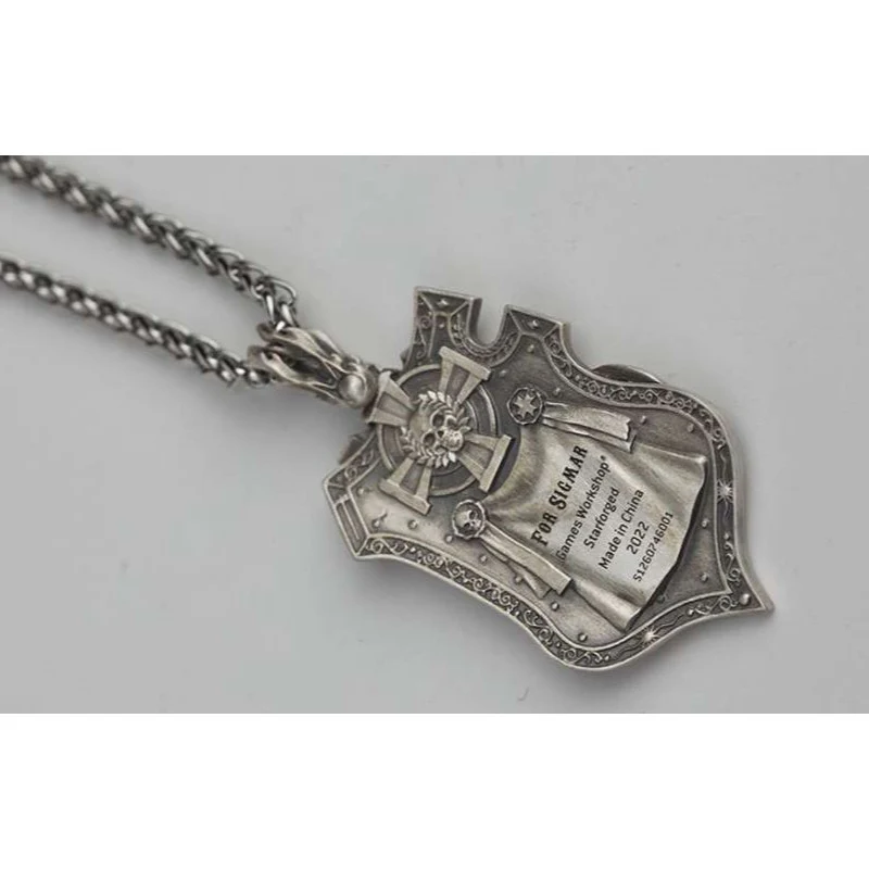 Warhammer Total War 3 Pendant Crest of Sigmar Knights Badge Necklace by Starforged - Image 6