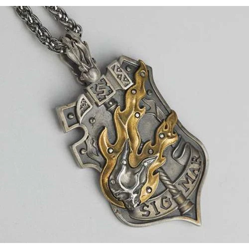 Warhammer Total War 3 Pendant Crest of Sigmar Knights Badge Necklace by Starforged - Image 7
