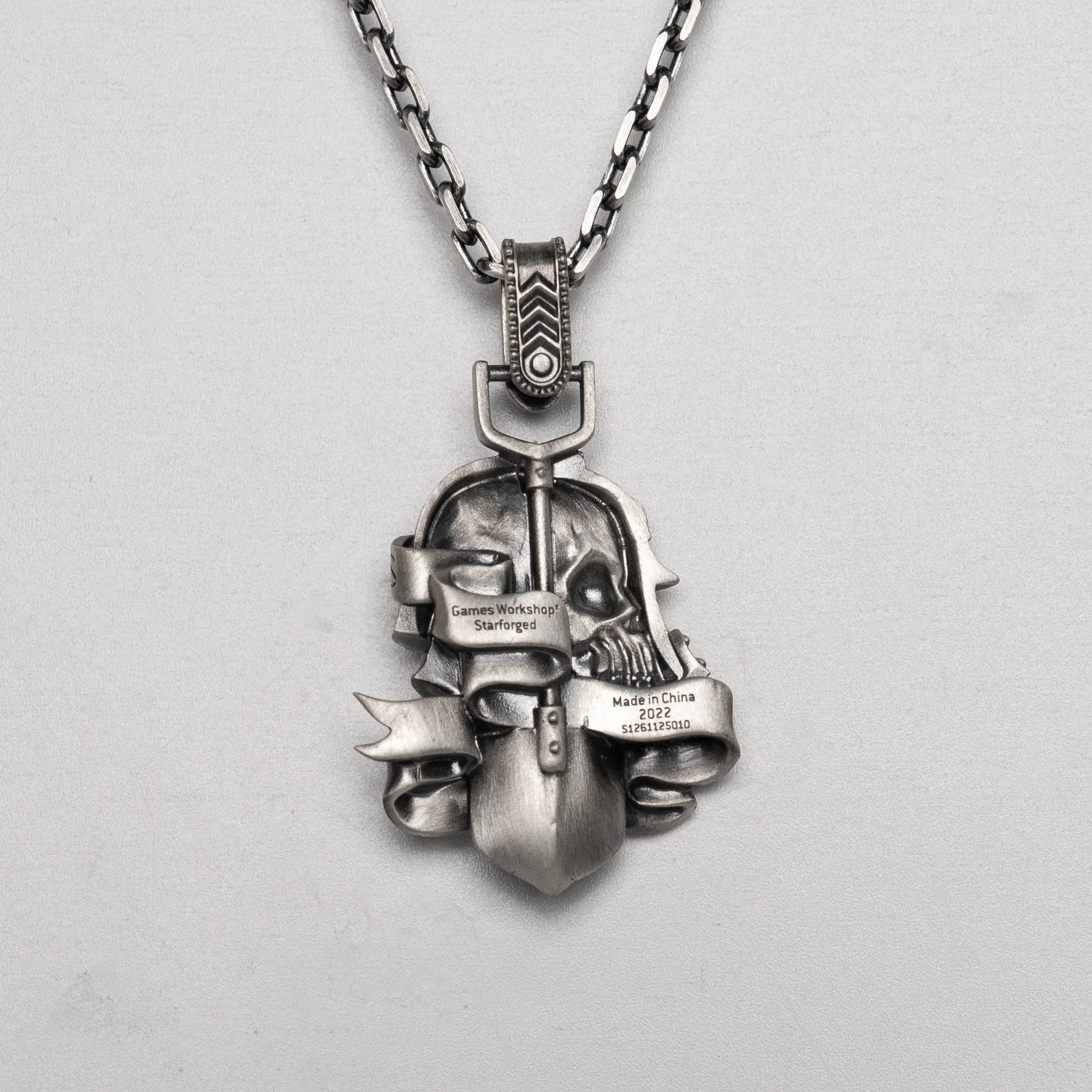 Warhammer 40K Astra Militarum Death Korps of Krieg Memento Mori Pendant by Starforged - Image 3