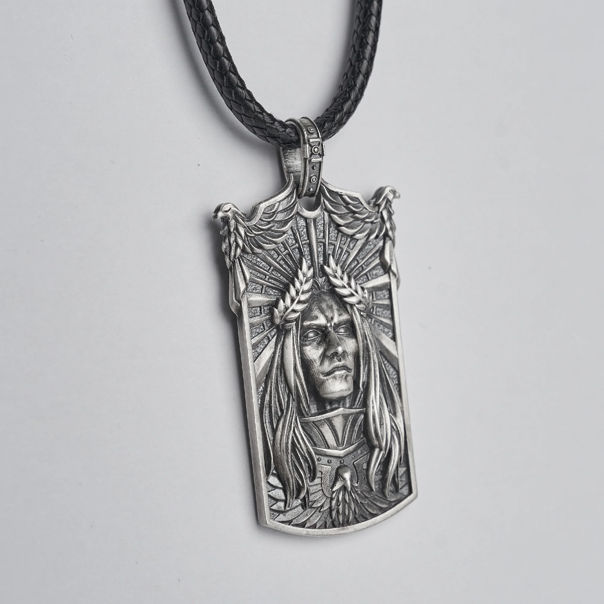Starforged Imperator Magnifica Pendant Gold Sterling Silver Necklace Emperor of Mankind - Image 10