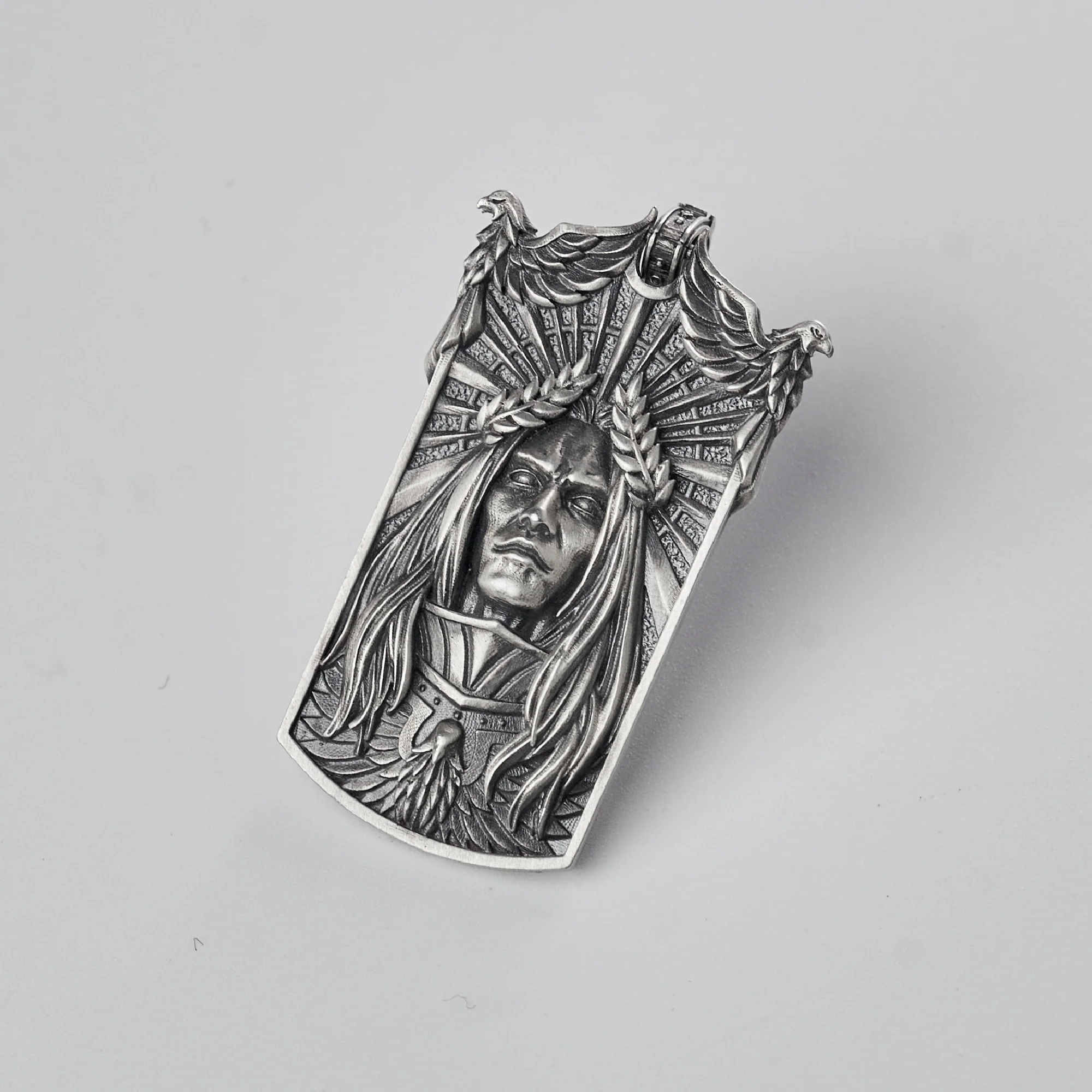 Starforged Imperator Magnifica Pendant Gold Sterling Silver Necklace Emperor of Mankind - Image 7