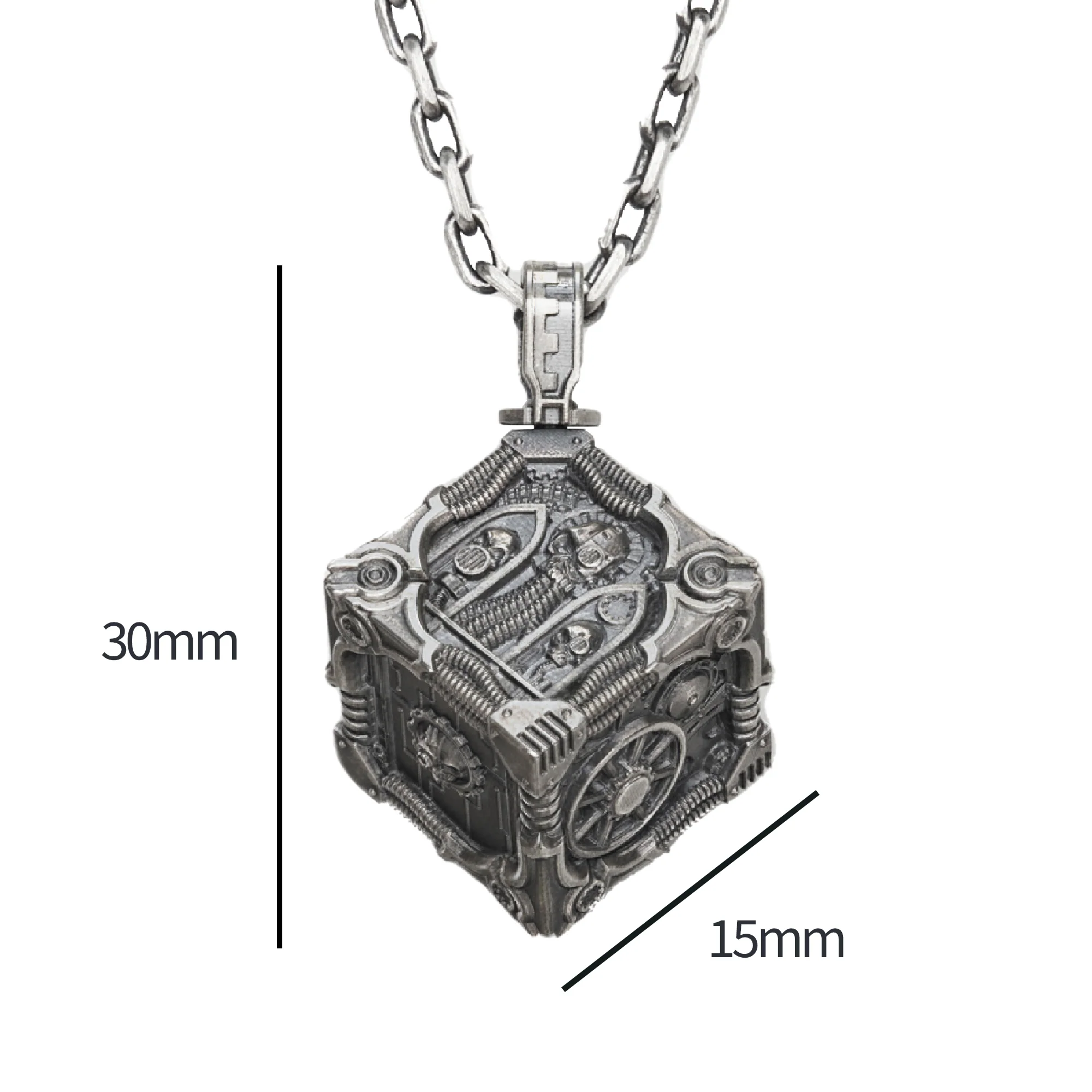 Warhammer 40K Adeptus Mechanicus Pendant Mechanicum Cogitator Dicecore by Starforged - Image 4