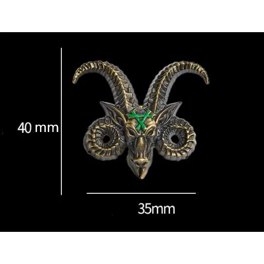 Total War III Warhammer Emblem of the Horned Rat Pin Badge Skaven Faction Race Badge Emblem - Image 4