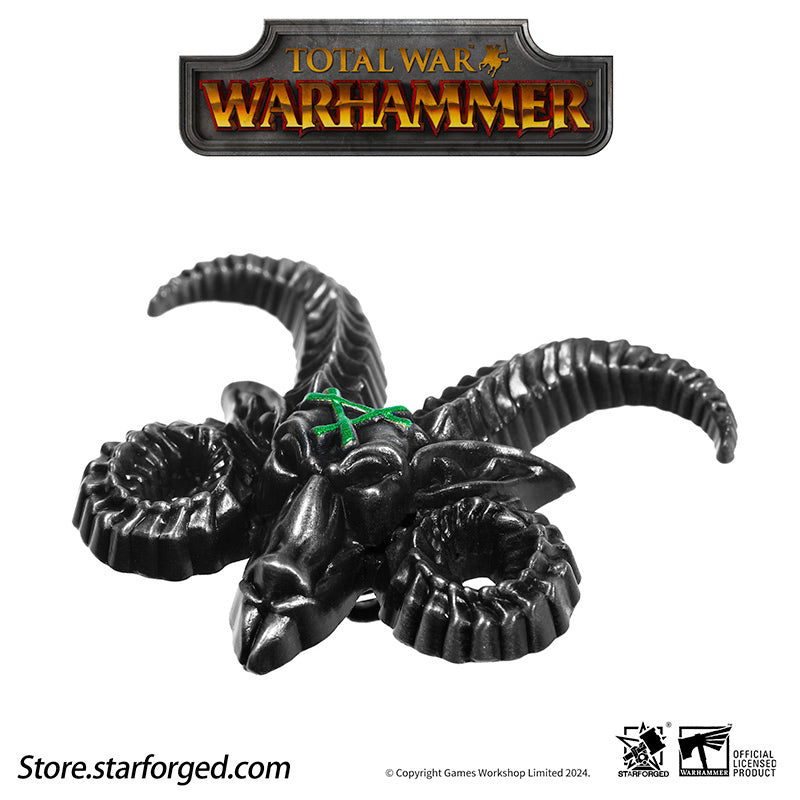 Total War III Warhammer Emblem of the Horned Rat Pin Badge Skaven Faction Race Badge Emblem - Image 8