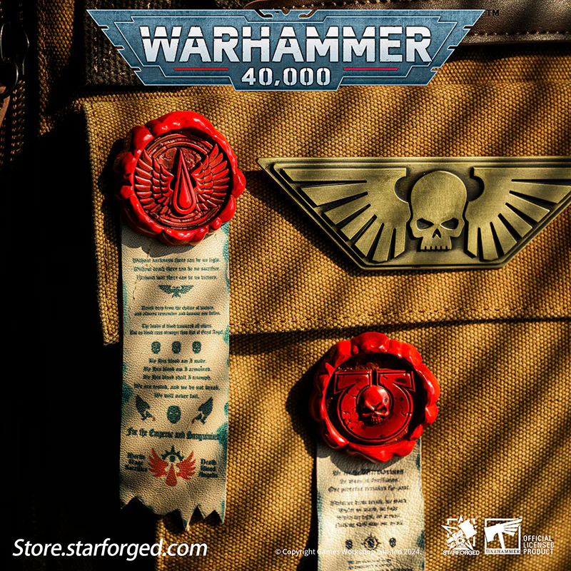 Warhammer 40K Brooch Peripheral Products Purity Seals 4 Piece Starforged Set 2 - Image 2