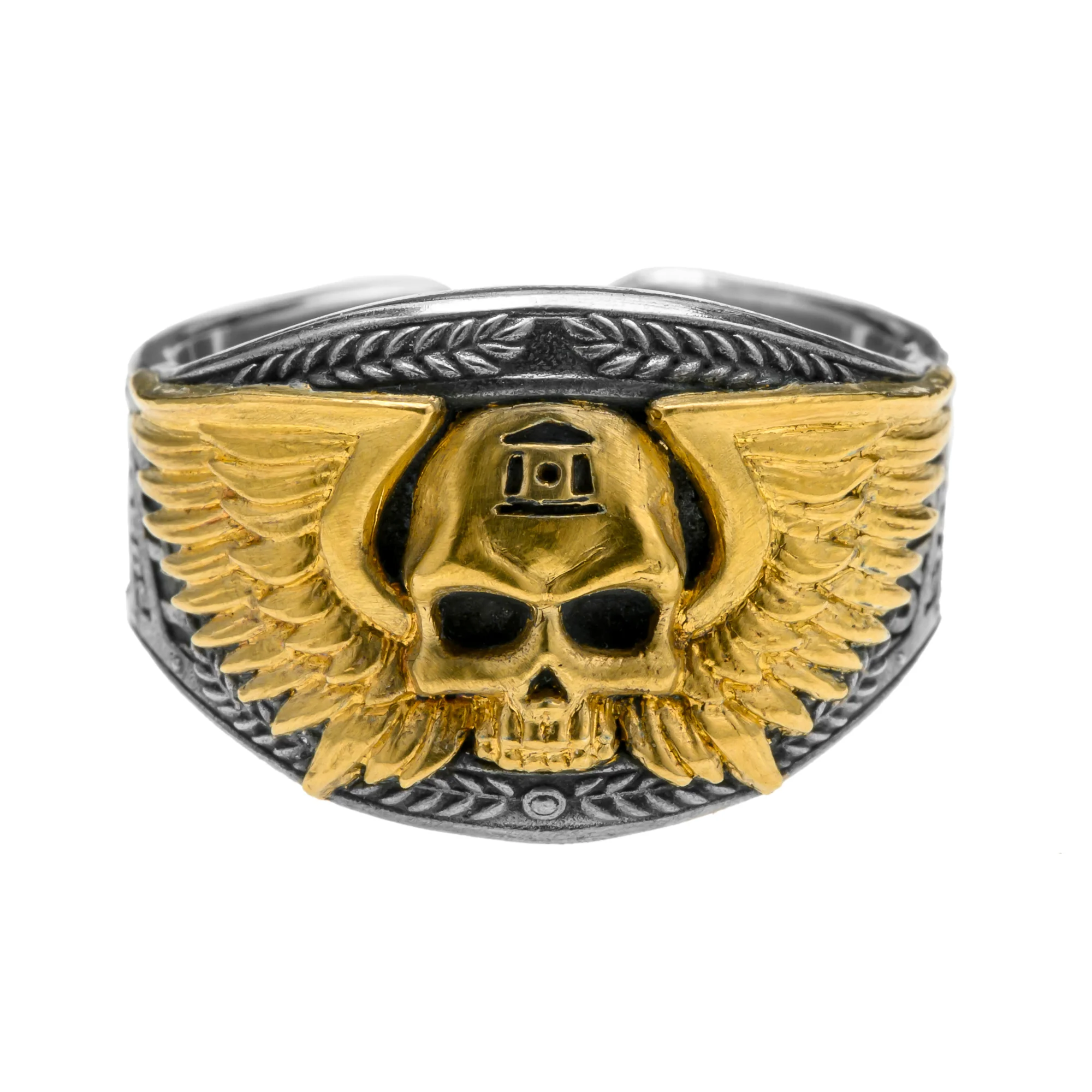 Astra Militarum De Gloria Cadia Ring Cadian Shock Troopers Warhammer Memorial Ring Gold & Silver - Image 17