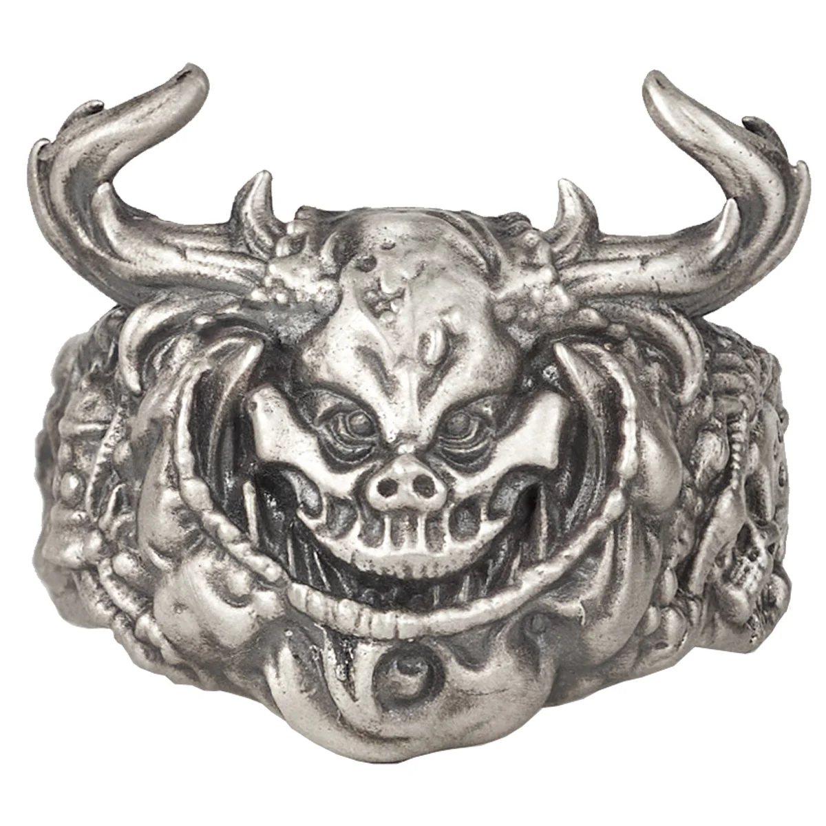 Warhammer 40K Chaos God Nurgle Grandfather’s Cycles Demon Ring by Starforged - Image 7