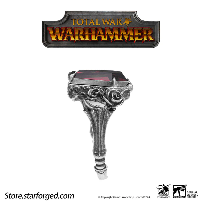 Rings of Immortal Oath Total War Warhammer III Isabella & Vlad Couple's Ring Starforged - Image 10