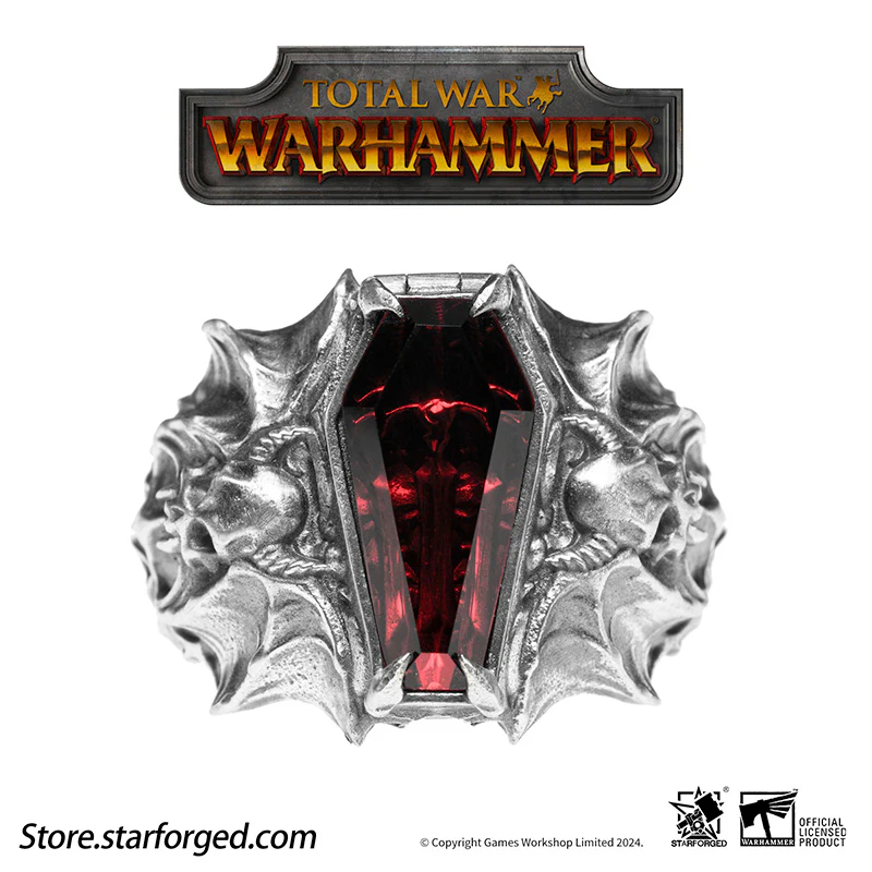 Rings of Immortal Oath Total War Warhammer III Isabella & Vlad Couple's Ring Starforged - Image 12