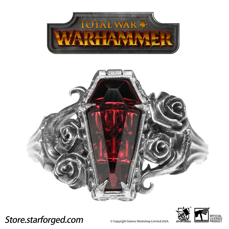 Rings of Immortal Oath Total War Warhammer III Isabella & Vlad Couple's Ring Starforged - Image 13