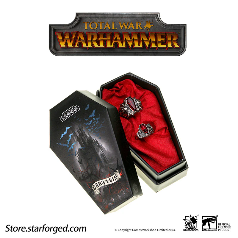 Rings of Immortal Oath Total War Warhammer III Isabella & Vlad Couple's Ring Starforged - Image 6