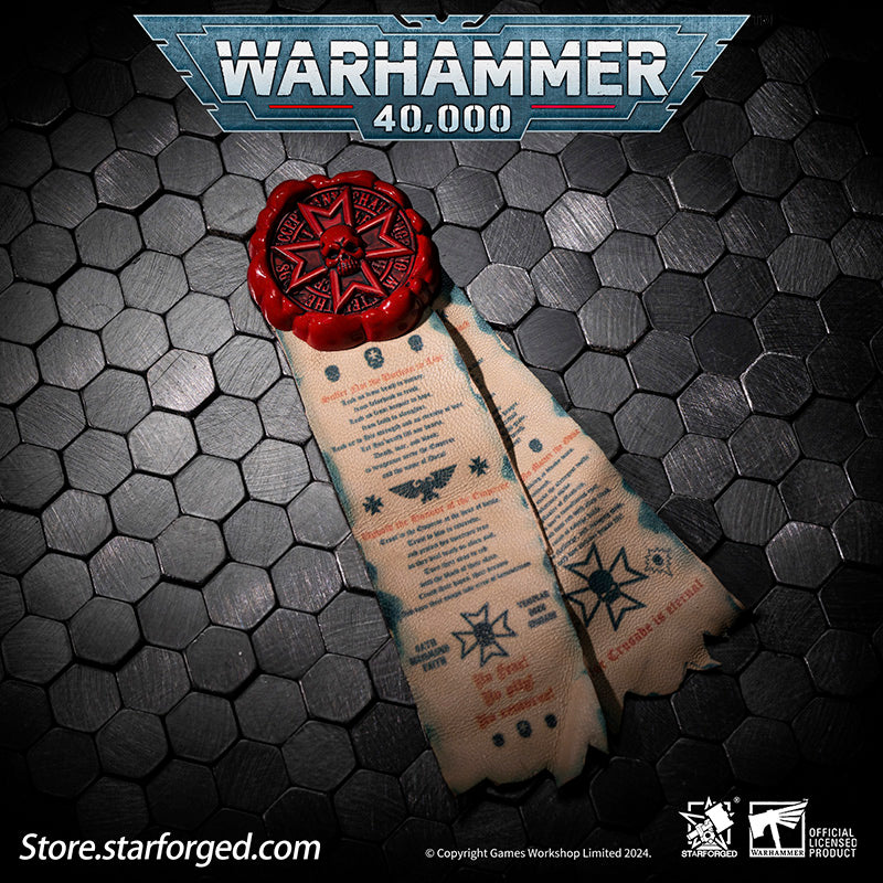 Warhammer 40000 Black Templars Purity Seals Cross badge Starforged - Image 4