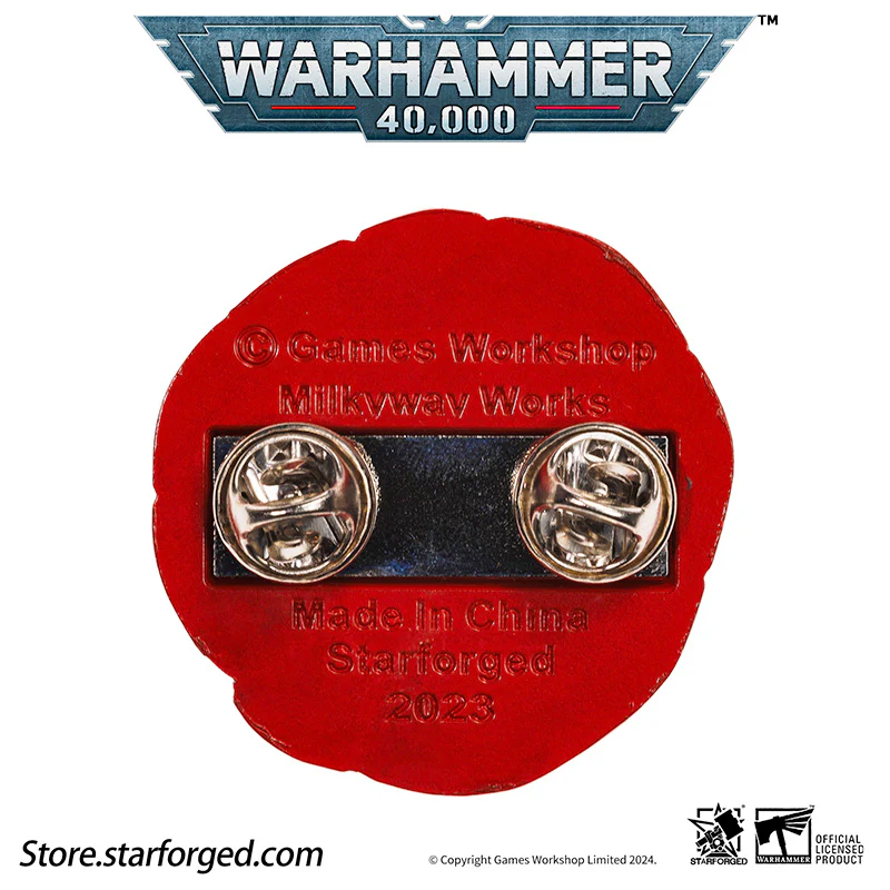 Warhammer 40000 Imperial Inquistion Grey Knights Purity Seals Brooch Starforged - Image 3