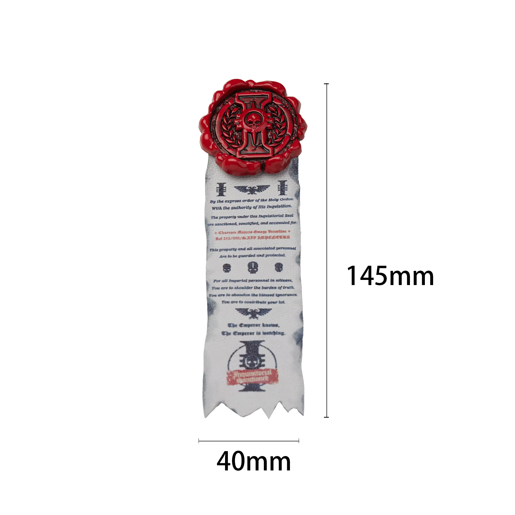 Warhammer 40000 Imperial Inquistion Grey Knights Purity Seals Brooch Starforged - Image 4