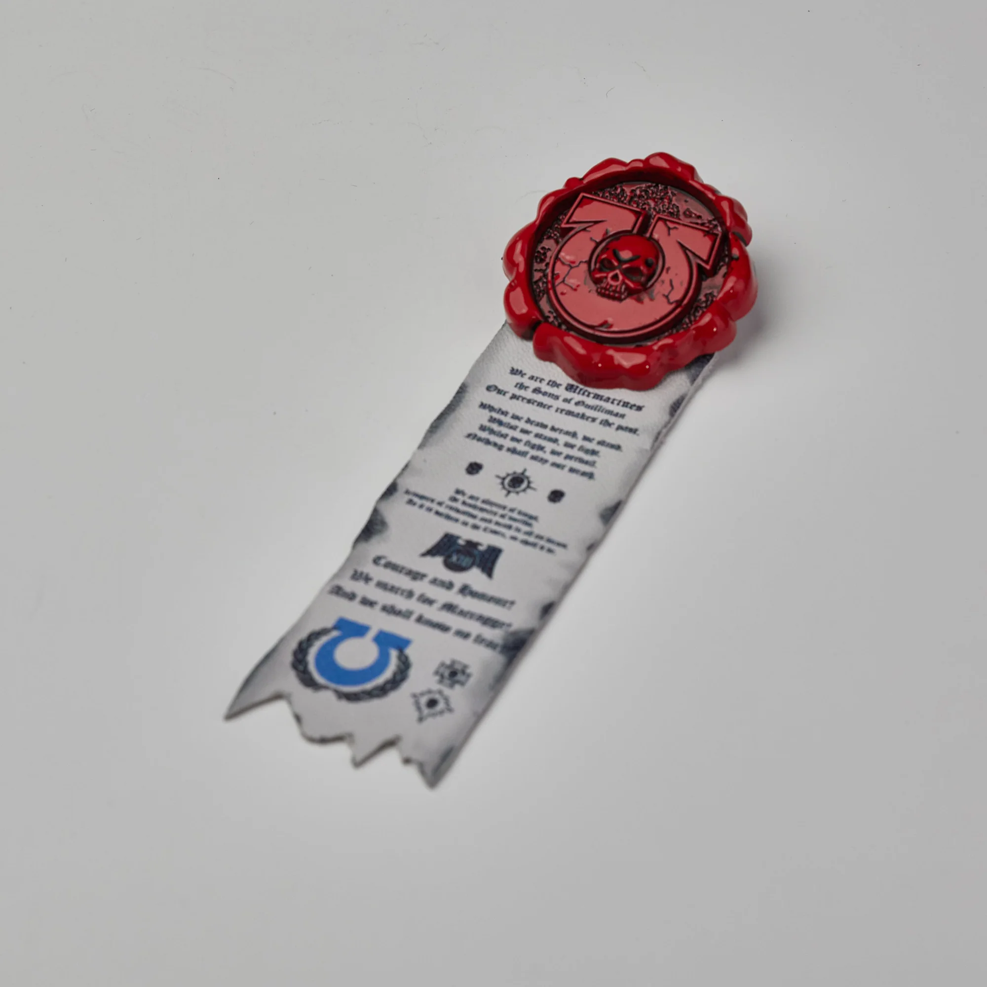Warhammer 40K Roboute Guilliman Purity Seals Ultramarines Brooch Starforged - Image 3