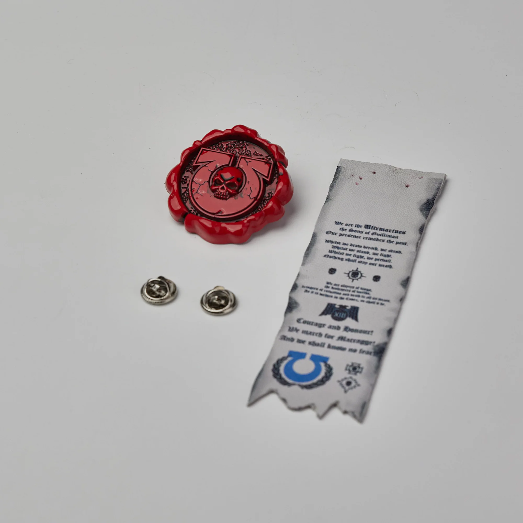 Warhammer 40K Roboute Guilliman Purity Seals Ultramarines Brooch Starforged - Image 6