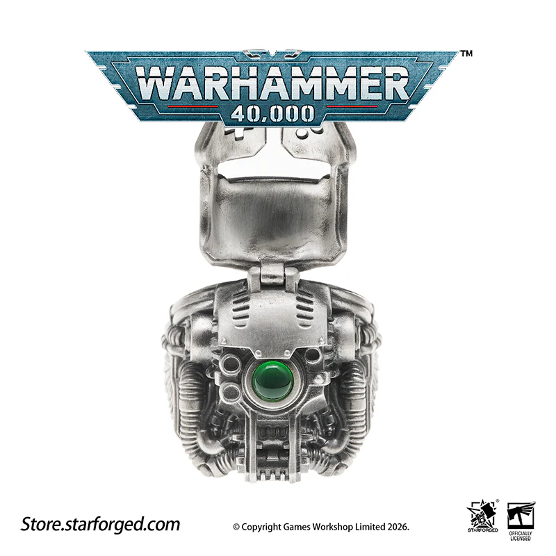 Warhammer 40K Questor Imperialis Helmring Adeptus Mechanicus Titan Culture Ring by Starforged - Image 11