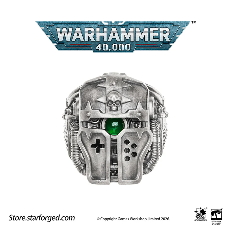 Warhammer 40K Questor Imperialis Helmring Adeptus Mechanicus Titan Culture Ring by Starforged - Image 13
