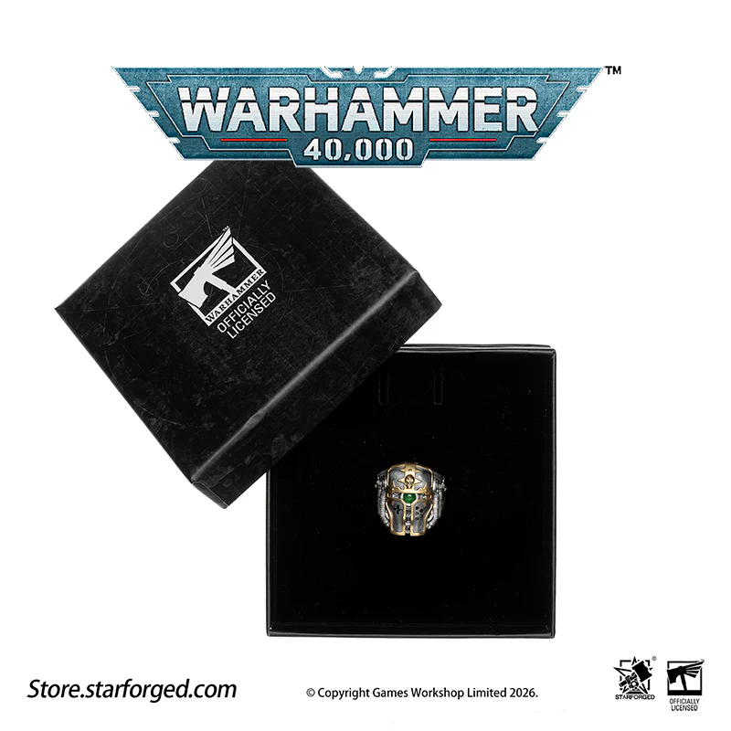 Warhammer 40K Questor Imperialis Helmring Adeptus Mechanicus Titan Culture Ring by Starforged - Image 20