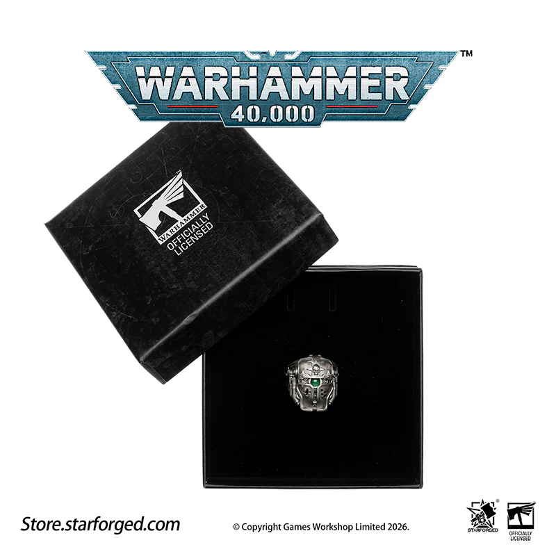 Warhammer 40K Questor Imperialis Helmring Adeptus Mechanicus Titan Culture Ring by Starforged - Image 21