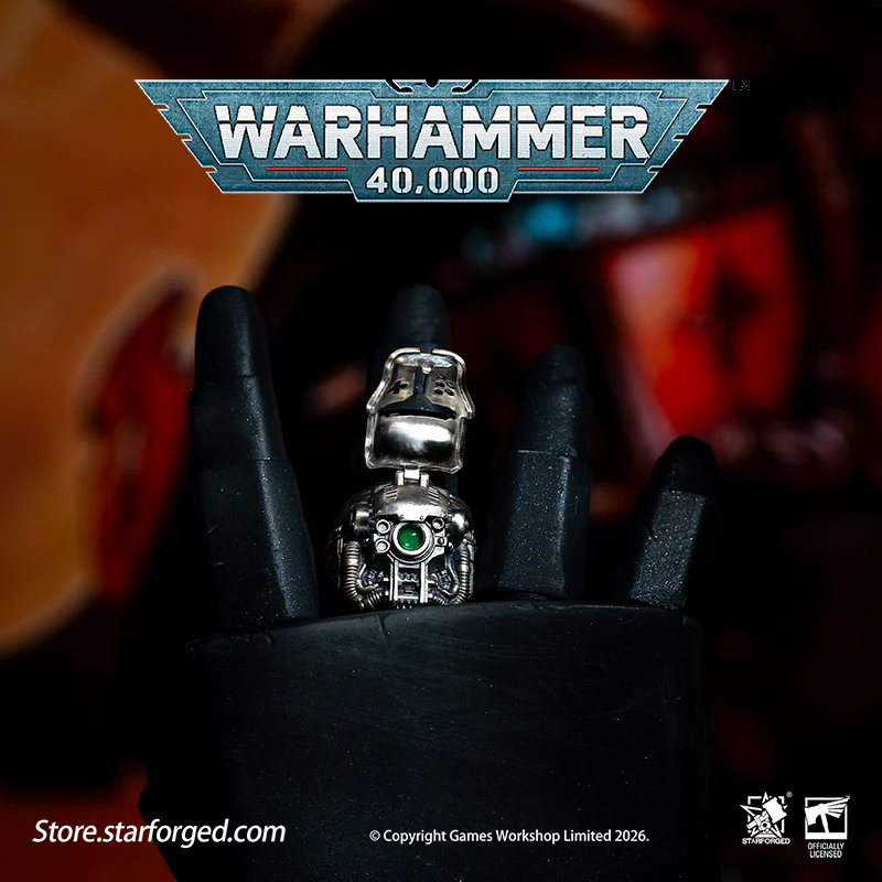 Warhammer 40K Questor Imperialis Helmring Adeptus Mechanicus Titan Culture Ring by Starforged - Image 6