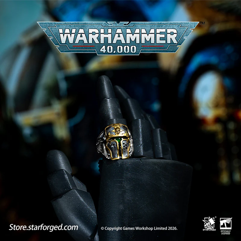 Warhammer 40K Questor Imperialis Helmring Adeptus Mechanicus Titan Culture Ring by Starforged - Image 7